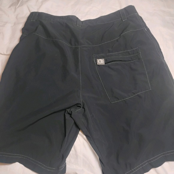 Women's Opearl Izumi Shorts Size M Gray Pockets Polyester Stretch Lightweight - Picture 5 of 6